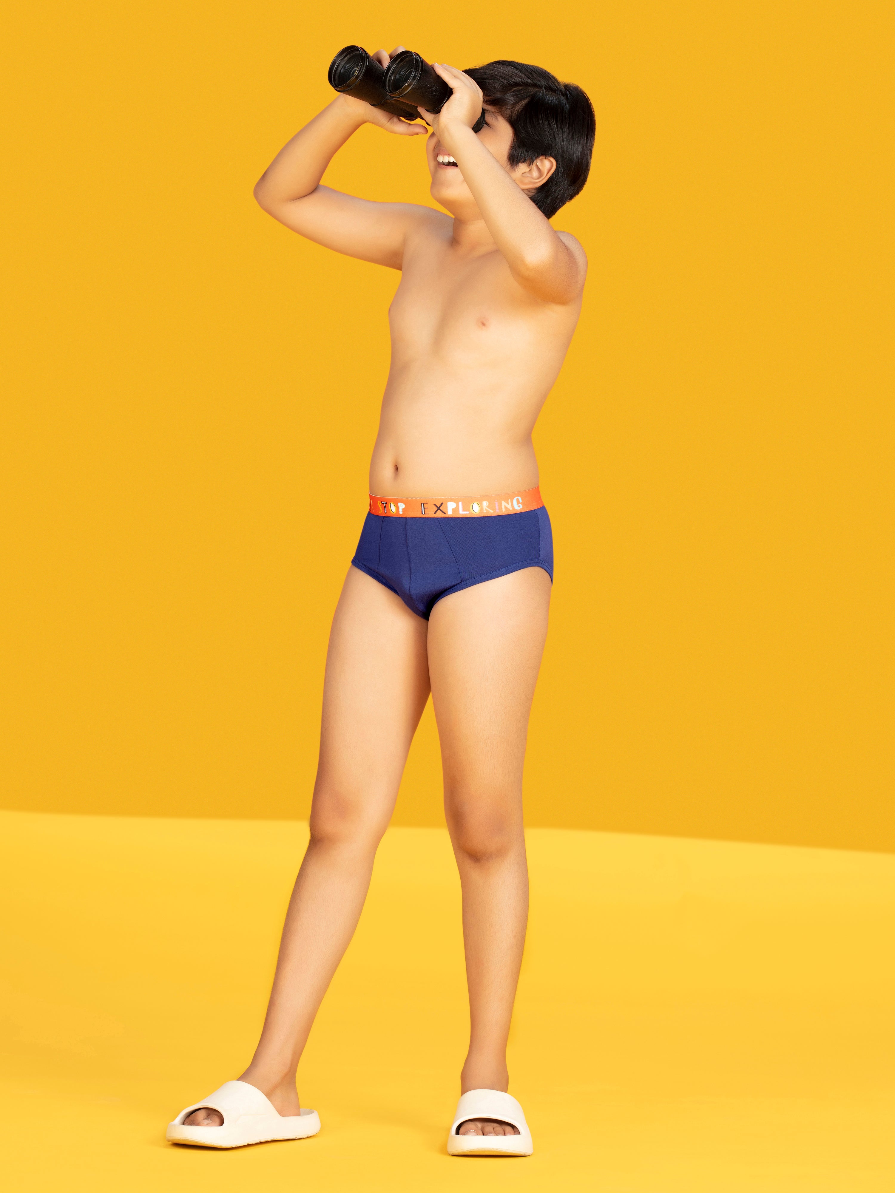 Boys briefs playmate tencel modal blue - XYLife Kids Wear