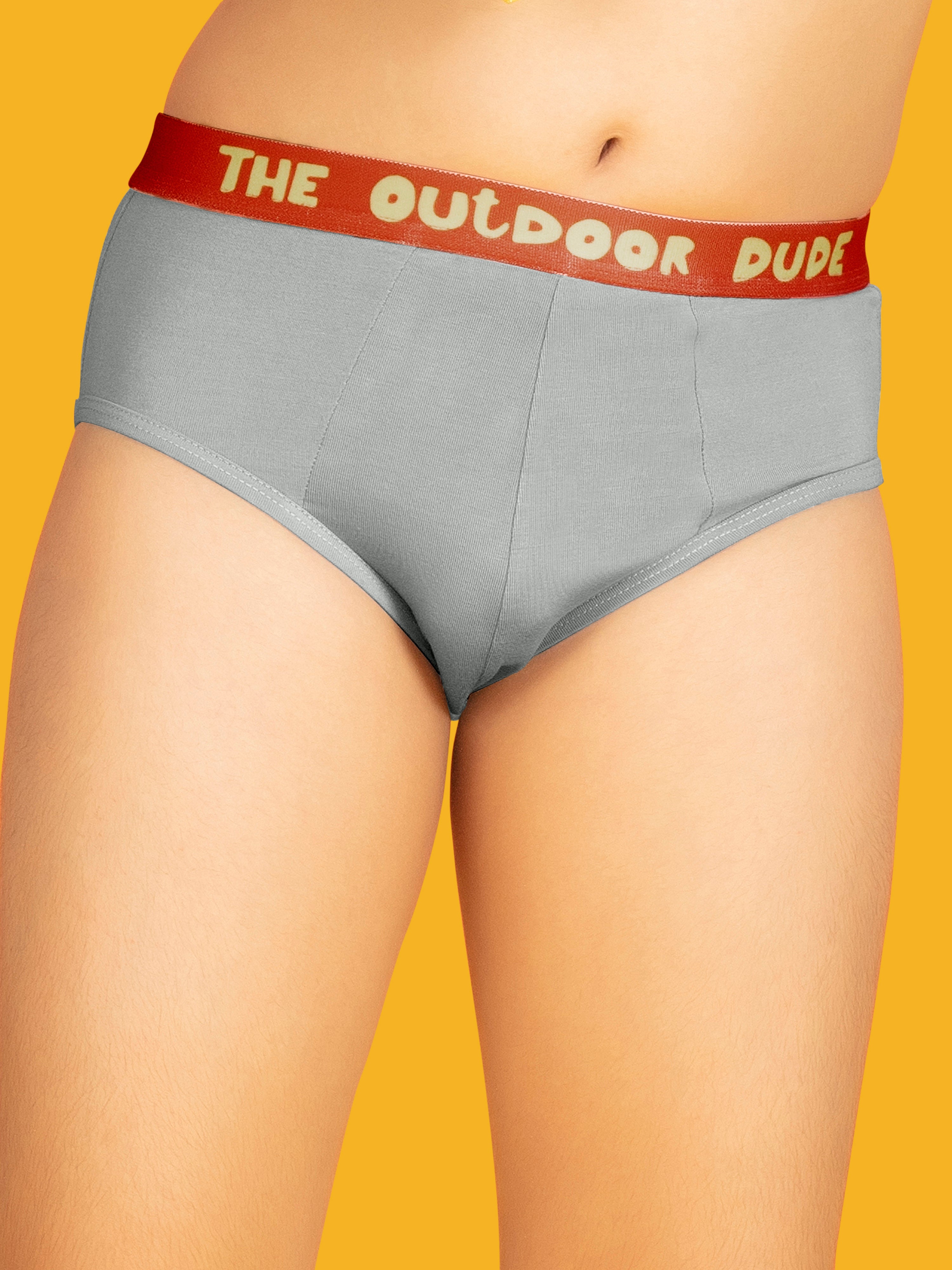 Boys briefs playmate tencel modal grey - XYLife Kids Wear