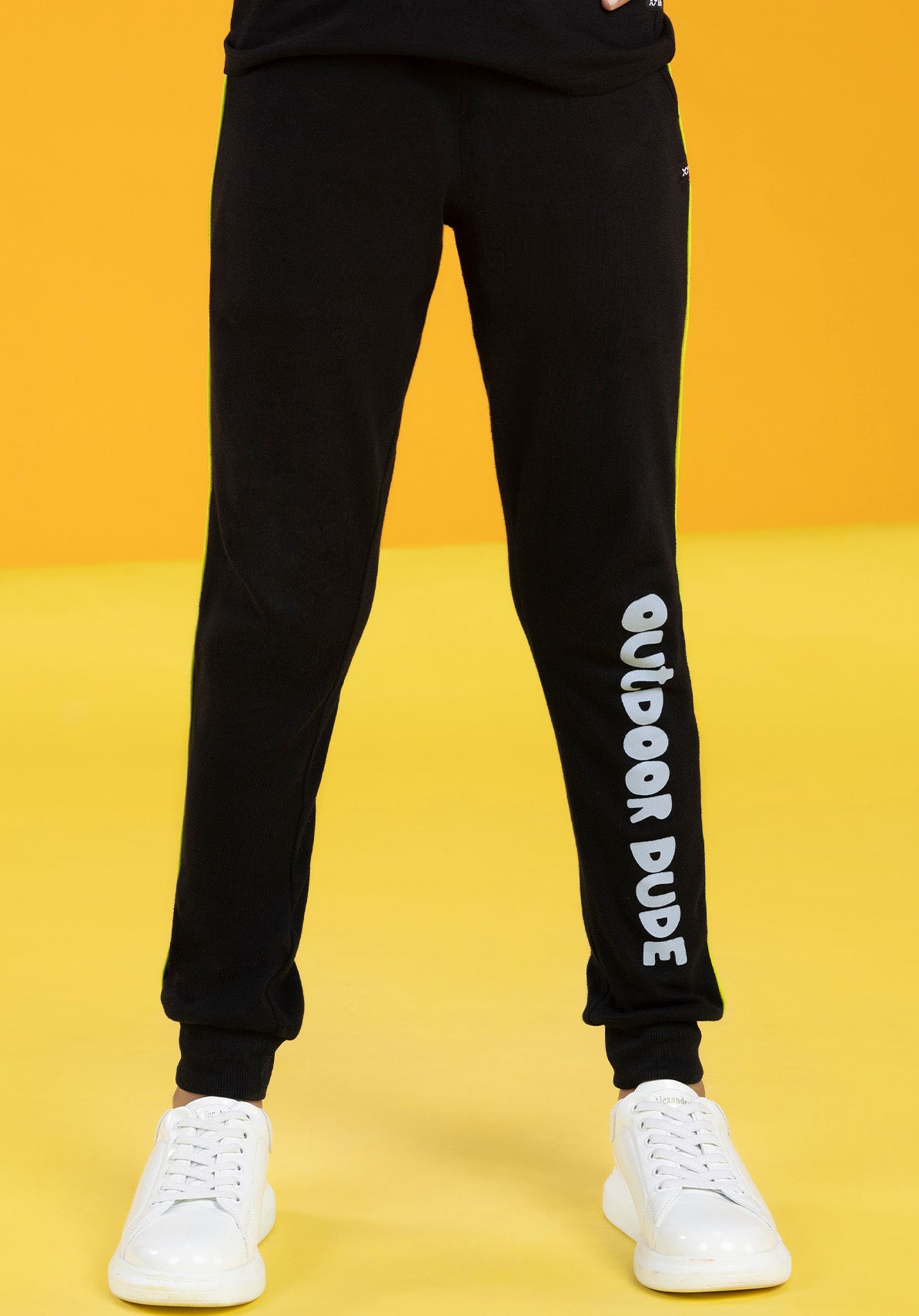 Playmate Boys Joggers Black Combed Cotton