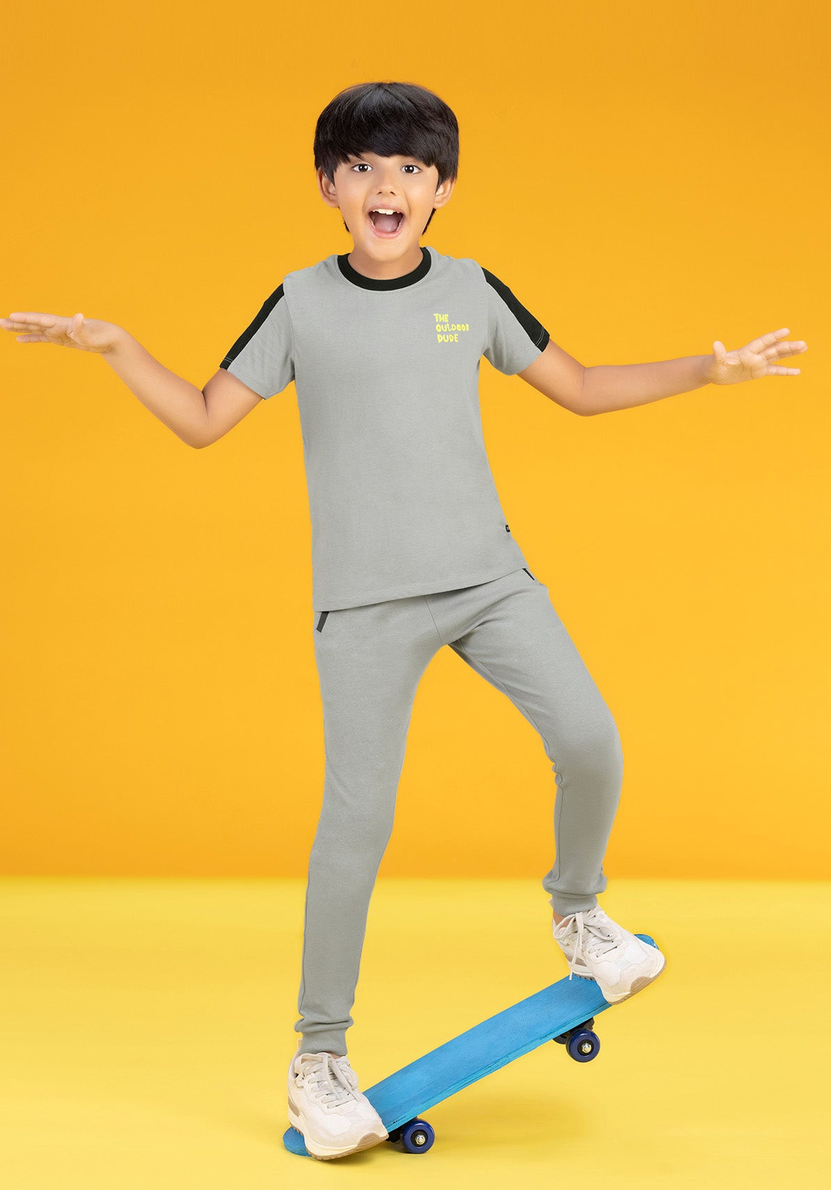 Playmate Boys Joggers Grey Combed Cotton