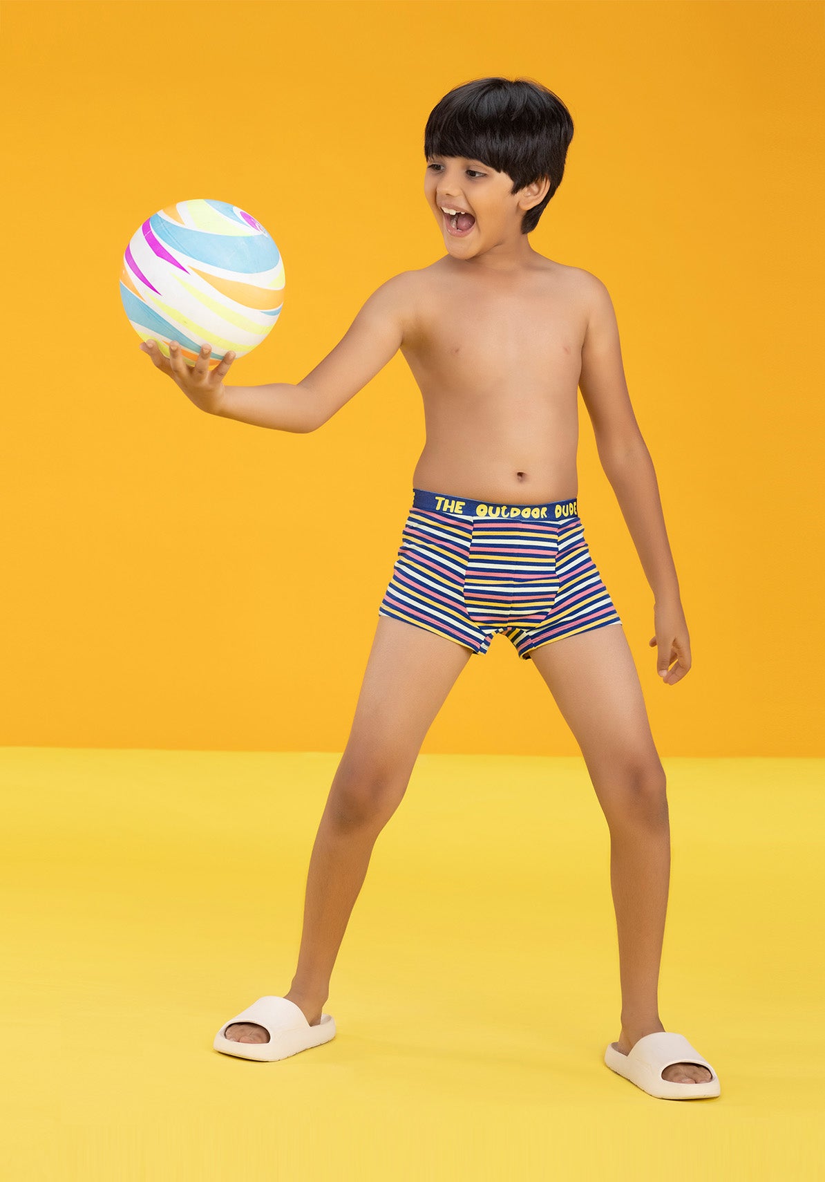 Boys trunks arcade tencel modal dark blue - XYLife Kids Wear