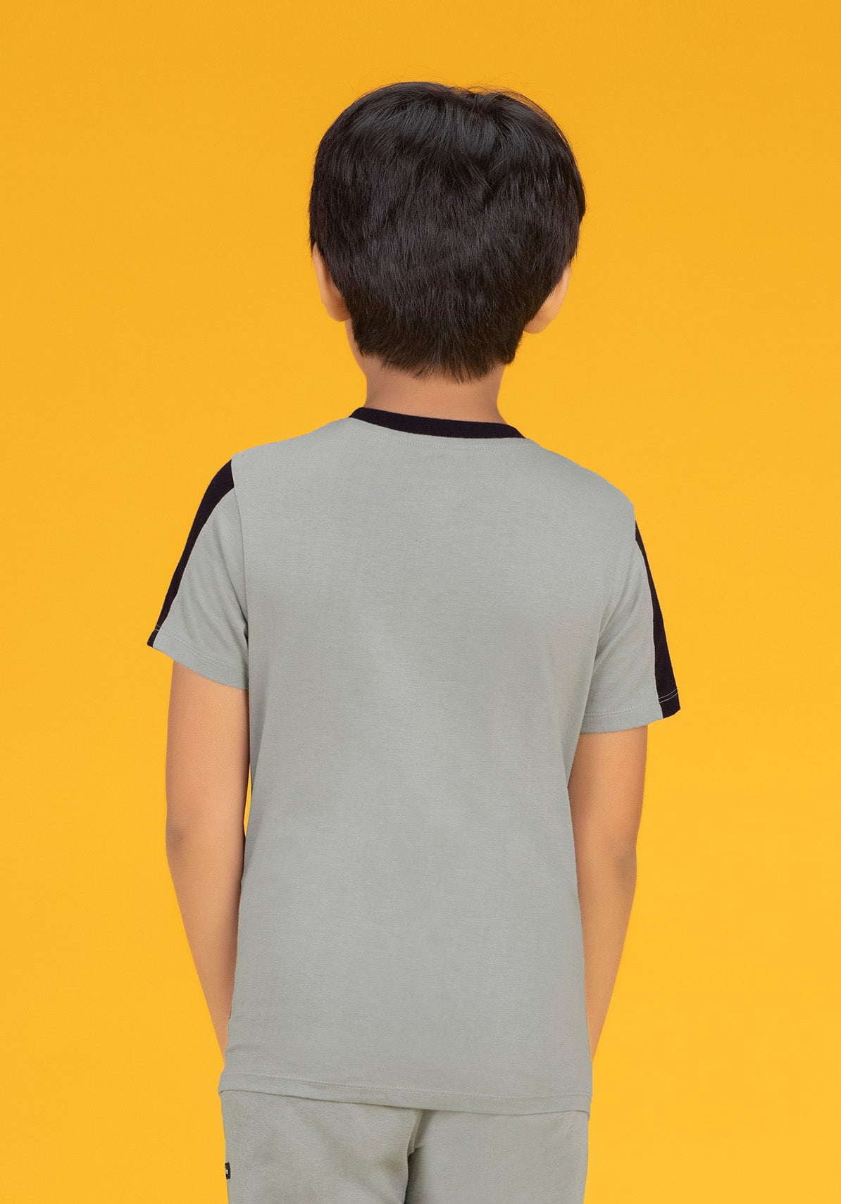 Playmate Boys T-shirt Grey Combed Cotton