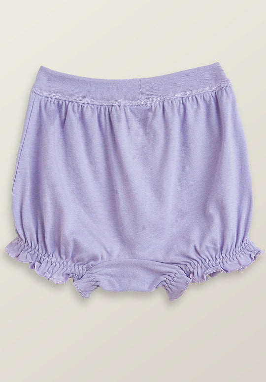 Scribbles Girls Bloomers Lilac Combed Cotton - Carrot