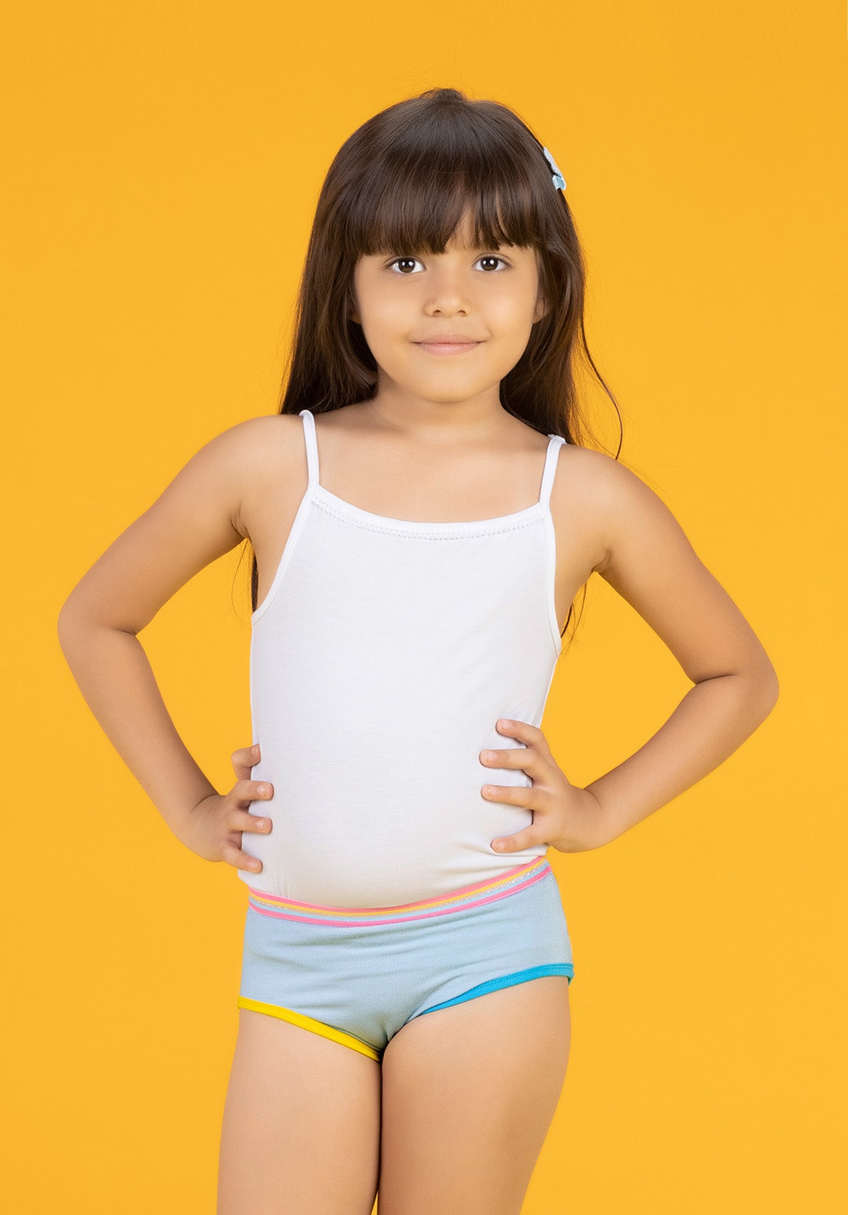 Girls hipsters primary tencel modal blue - XYLife Kids Wear