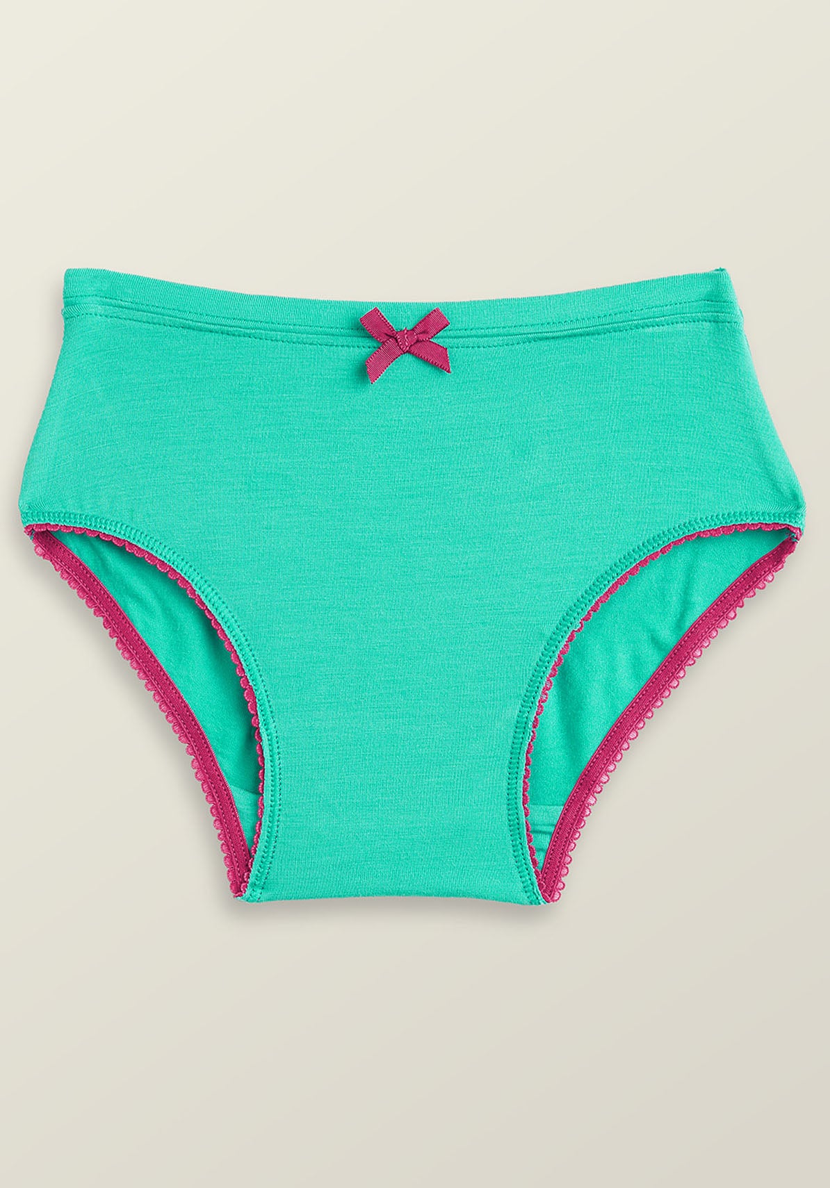 Girls hipsters primary tencel modal green - XYLife Kids Wear