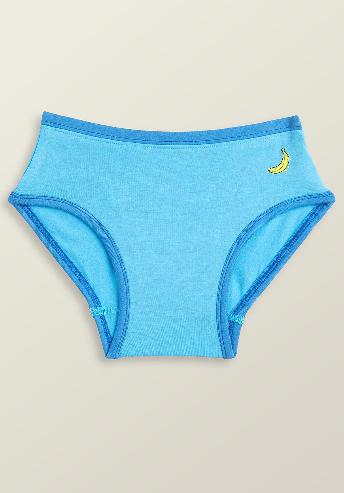 Girls hipsters scribbles banana tencel modal blue - XYLife Kids Wear