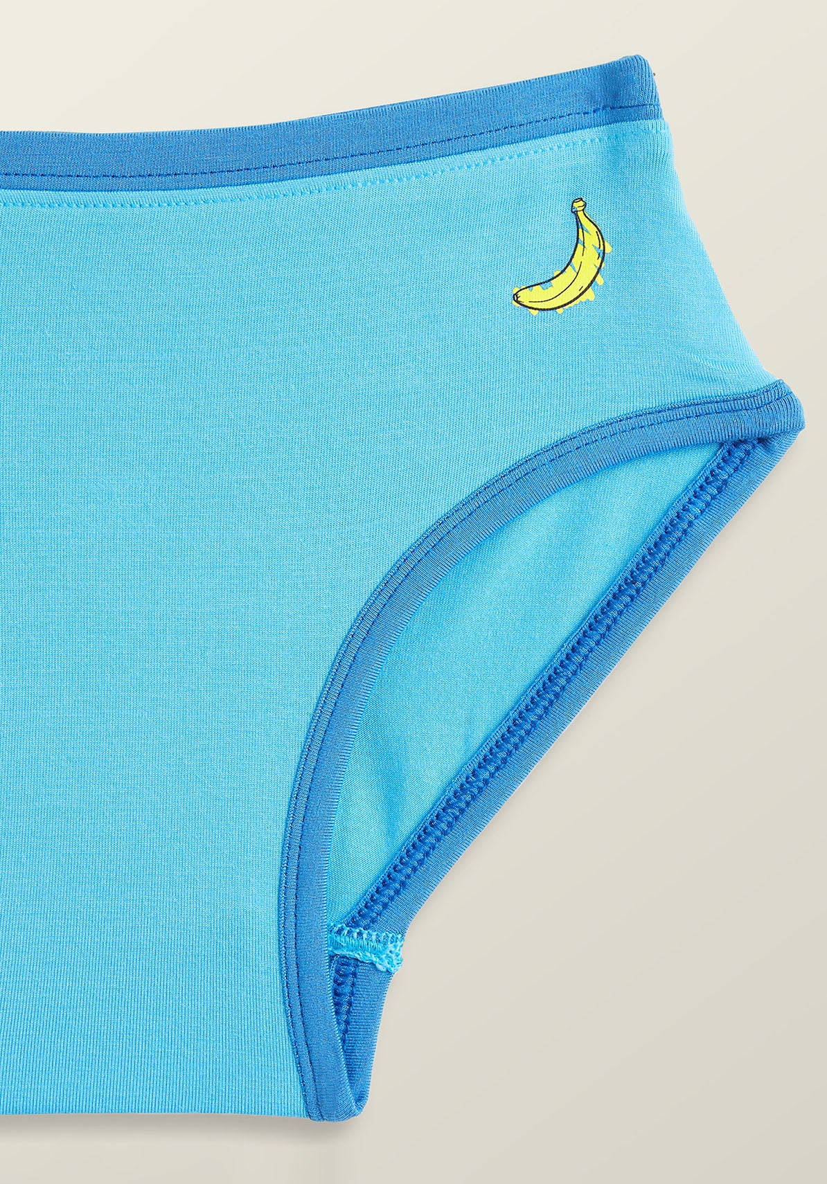 Girls hipsters scribbles banana tencel modal blue - XYLife Kids Wear