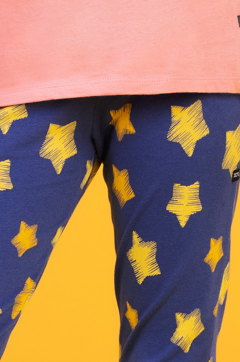 Girls leggings astro combed cotton blue - XYLife Kids Wear