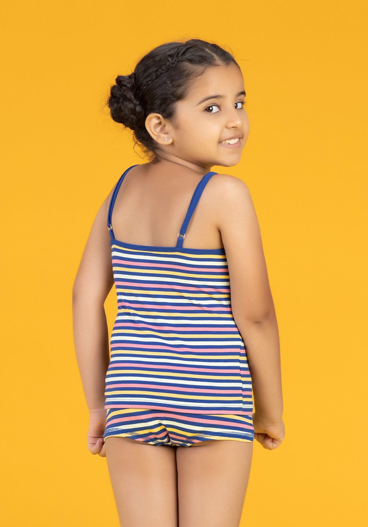 Girls spaghetti arcade tencel modal multicolour - XYLife Kids Wear