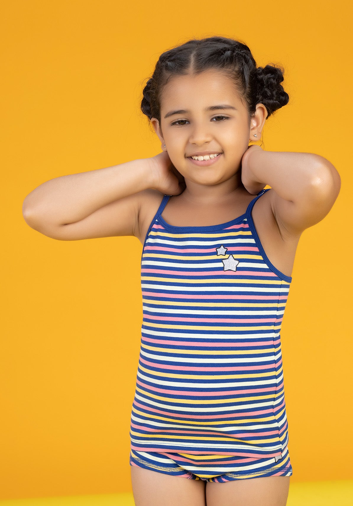 Girls spaghetti arcade tencel modal multicolour - XYLife Kids Wear