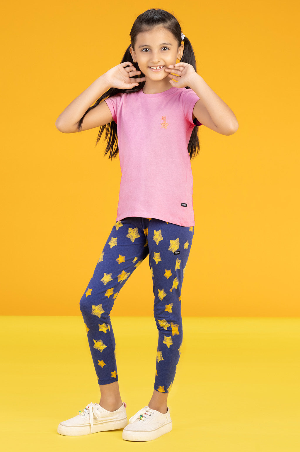 Astro Girls T-shirt Pink Combed Cotton