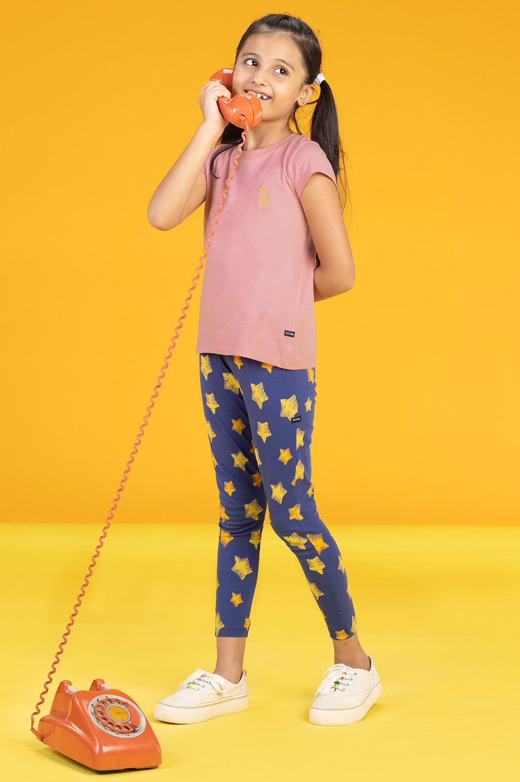 Astro Girls T-shirt Pink Combed Cotton