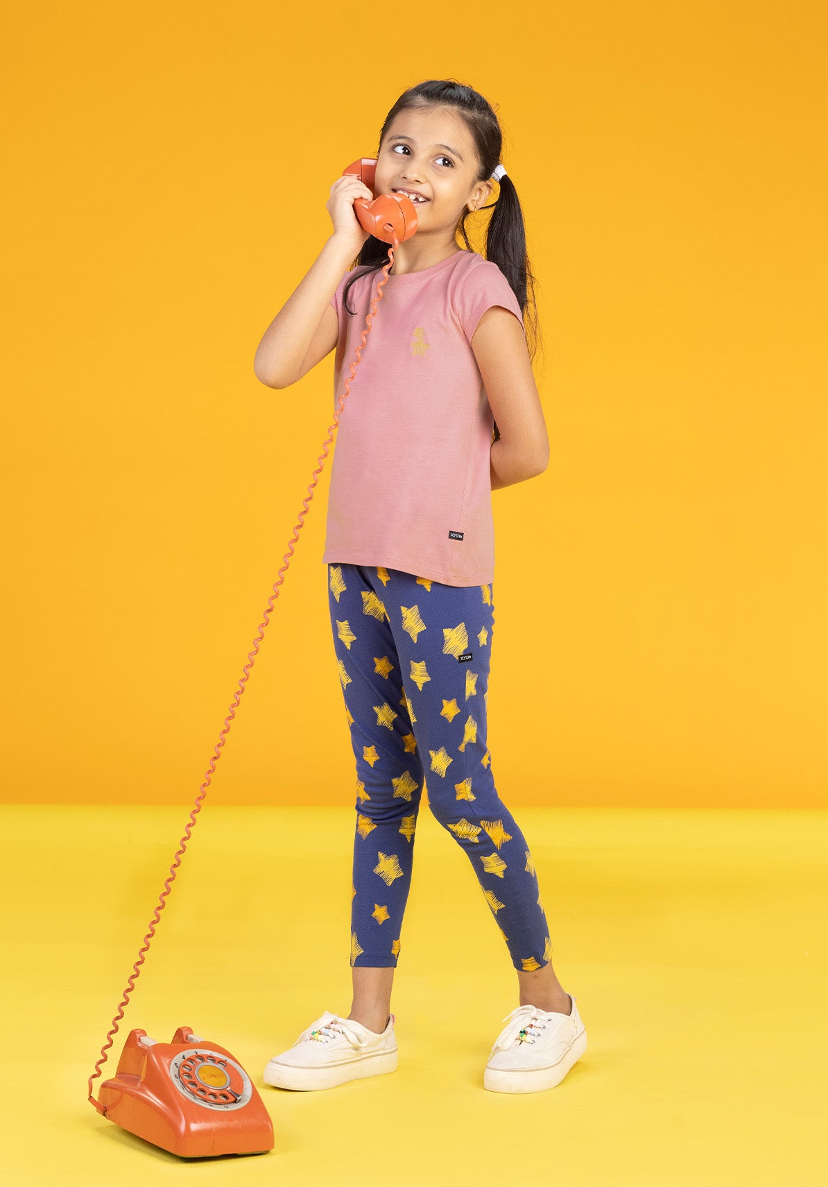 Astro Girls Co-Ord Set Combed Cotton (Pink, Blue)