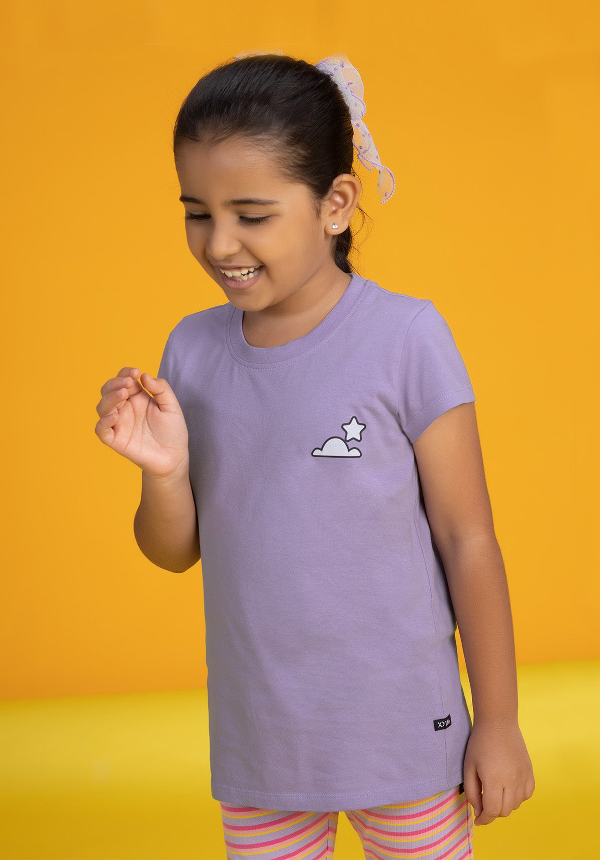 Playmate Girls Co-Ord Set Combed Cotton (Lilac, Pink)