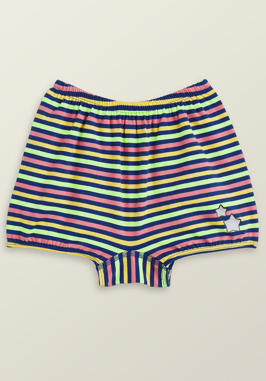 Arcade Girls Bloomers Blue Combed Cotton