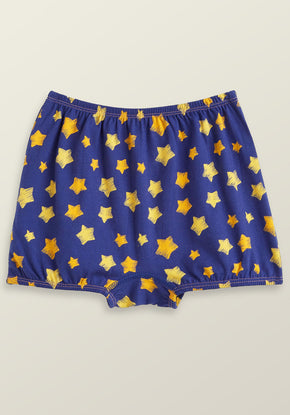 Girls bloomers astro combed cotton blue - XYLife Kids Wear
